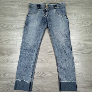 Freddy Women's WR.UP Shaping Pants Light Wash Denim Blue Small